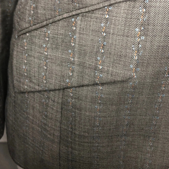 Yigal Azrouel Gray Wool Tuxedo Blazer Size 6 - Picture 7 of 11